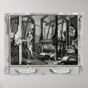 Industrie und Faulheit Poster