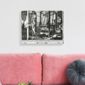 Industrie und Stille Leinwanddruck (Insitu (Wohnzimmer))