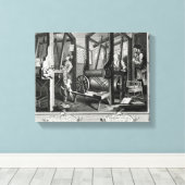 Industrie und Stille Leinwanddruck (Insitu (Holzboden))