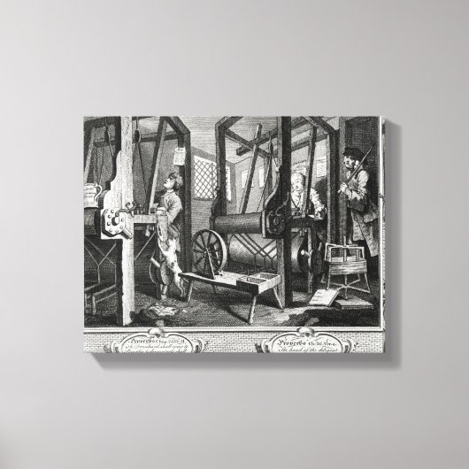 Industrie und Stille Leinwanddruck (Vorderseite)