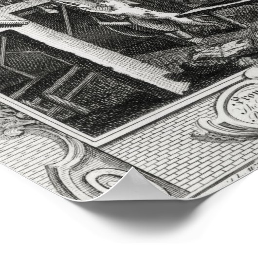 Industrie und Stille Poster (Ecke)