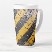 Industrie-Warnstreifen Latte Tasse (Rechte Ecke)