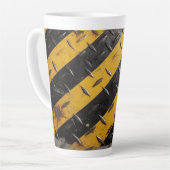Industrie-Warnstreifen Latte Tasse (Linke Ecke)