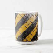 Industrie-Warnstreifen-Tasse Kaffeetasse (VorderseiteRechts)
