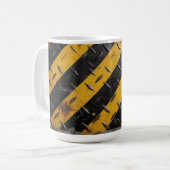 Industrie-Warnstreifen-Tasse Kaffeetasse (Vorderseite Links)
