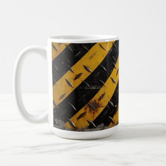 Industrie-Warnstreifen-Tasse Kaffeetasse (Links)