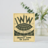 Industriearbeiter der Weltpostkarte Postkarte (Stehend Vorderseite)