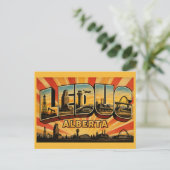 Industriebasis Leduc Alberta Postkarte (Stehend Vorderseite)
