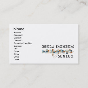 Industriechemie-Genie Visitenkarte