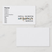 Industriechemie-Genie Visitenkarte (Vorne/Hinten)