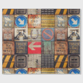Industriedesign-Geschenkpapier oder für Decoupage Geschenkpapier (Flach)