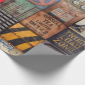 Industriedesign-Geschenkpapier oder für Decoupage Geschenkpapier (Ecke)