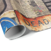 Industriedesign-Geschenkpapier oder für Decoupage Geschenkpapier (Rolleneckpunkt)