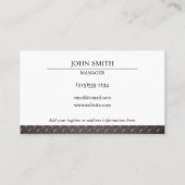 Industriefahrzeug Visitenkarte (Vorderseite)