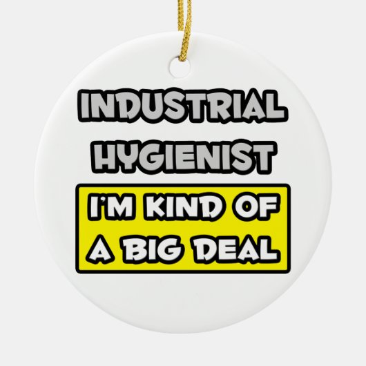 Industriehygienist .. Ich bin irgendwie ein großer Keramik Ornament (Vorne)