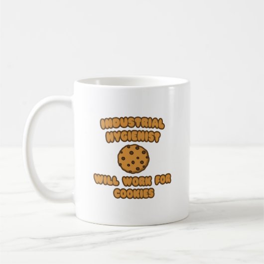 Industriehygienist .. Wird für Cookies funktionier Kaffeetasse (Links)
