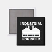 Industrieingenieur Magnet (Vorderseite/Rückseite)