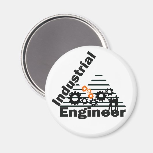 Industrieingenieur Magnet (Vorderseite/Rückseite)