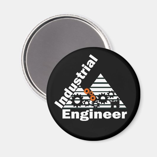 Industrieingenieur Magnet (Vorderseite/Rückseite)