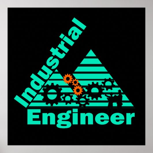 Industrieingenieur Poster (Vorne)
