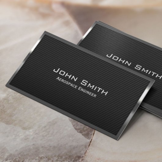 Industriekarte für den Ingenieur der Kohlenstofffa Visitenkarte