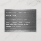 Industriekarte Visitenkarte (Rückseite)