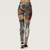 Industriekunst Leggings (Rückseite)
