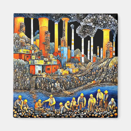 Industrielandschaft Magnet