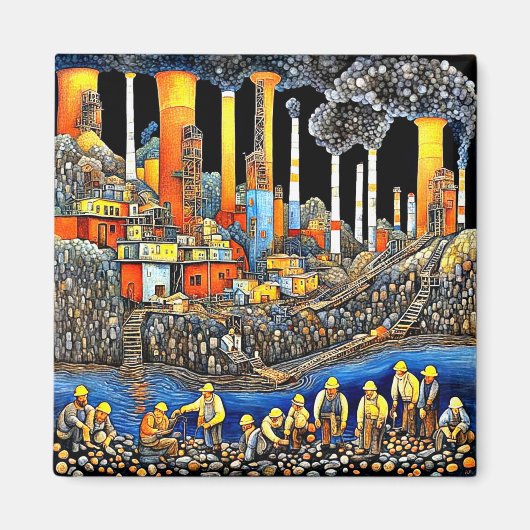 Industrielandschaft Magnet (Vorne)
