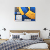 Industriell Geometrisch Leinwanddruck (Insitu (Schlafzimmer))