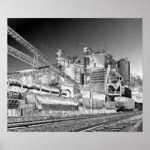 industrielle Bahnen Poster