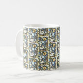 Industrielle Blume Kaffeetasse (Vorderseite Links)