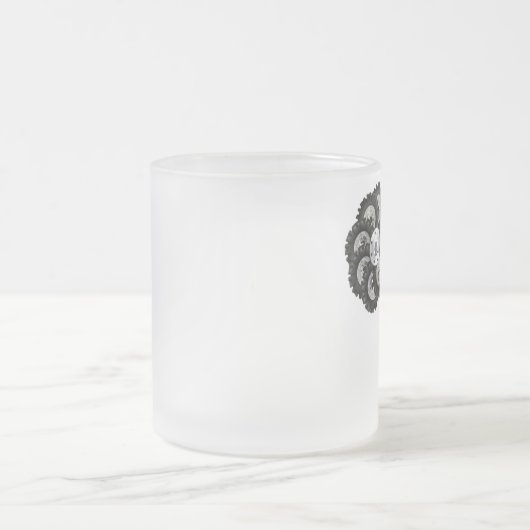 Industrielle Blume Mattglastasse (Mittel)