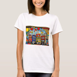Industrielle Gebäude T-Shirt