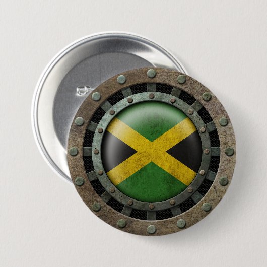 Industrielle jamaikanische button (Vorne & Hinten)