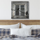 Industrielle Krähen Leinwanddruck (Insitu (Schlafzimmer))
