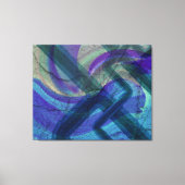 Industrielle Landschaft Abstrakt 4 gestreckte Lein Leinwanddruck (Vorderseite)