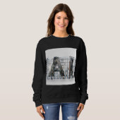 Industrielle Letterform – KI Sweatshirt (Vorne ganz)