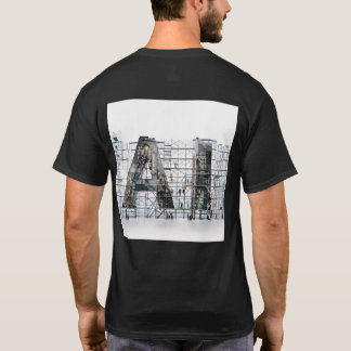 Industrielle Letternarchitektur Kunst T-Shirt