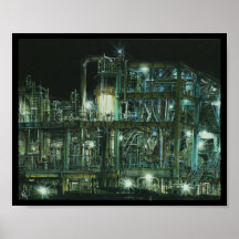 Industrielle Malerei - Original Acrylmalerei