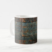 Industrielle Metall-Kaffeetasse Kaffeetasse (Vorderseite Links)
