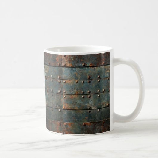 Industrielle Metall-Kaffeetasse Kaffeetasse (Rechts)