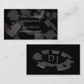 Industrielle Metallgänge u. -blöcke Visitenkarte (Vorne/Hinten)