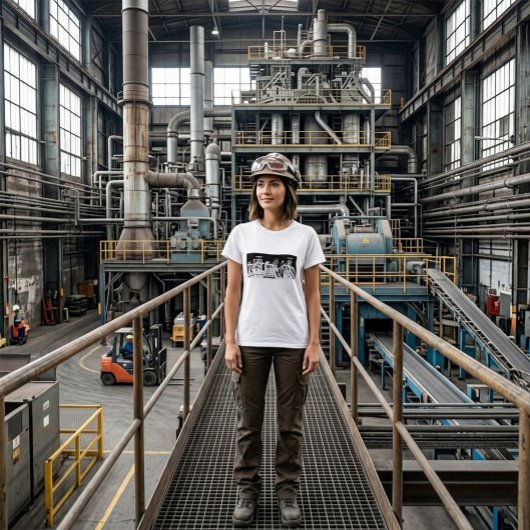Industrielle Metallurgiekombination Frauen T-Shirt