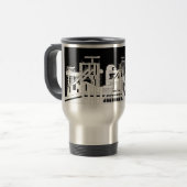 Industrielle Metallurgiekombination Reisebecher (Vorderseite Links)