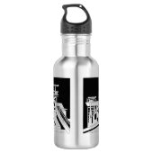 Industrielle Metallurgiekombination Stahlwasserlei Edelstahlflasche (Rückseite)