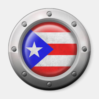 Industrielle Puerto-Rico-Fahne Magnet