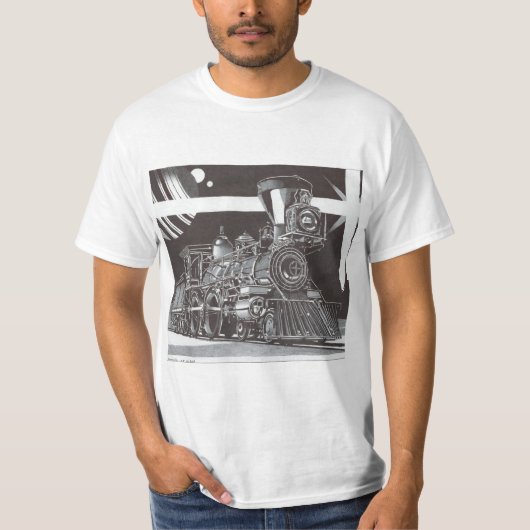 Industrielle Revolution in der Nacht T-Shirt (Vorderseite)