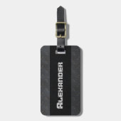 Industrielle, rostfreie, metallische, Diamantbesch Gepäckanhänger (Vorderseite vertikal)