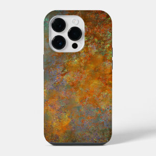 Industrielle Rustikale Rostige Kupfer Inspirierte iPhone 14 Pro Hülle